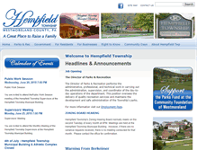Tablet Screenshot of hempfieldtwp.com